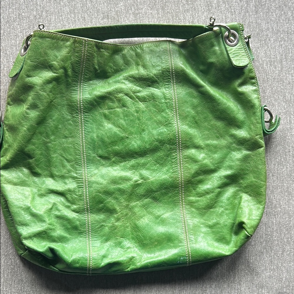 Green Leather Handbag
